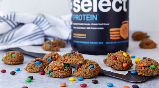 M&M Protein Oat Bites