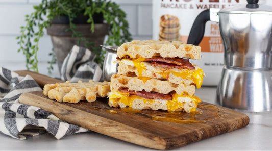 Protein Waffle Sandwich