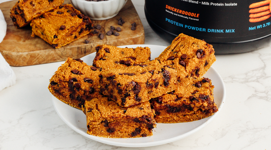 Pumpkin Chocolate Chip Blondies