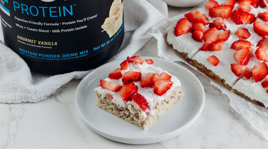 Strawberries and Cream Protein Bars