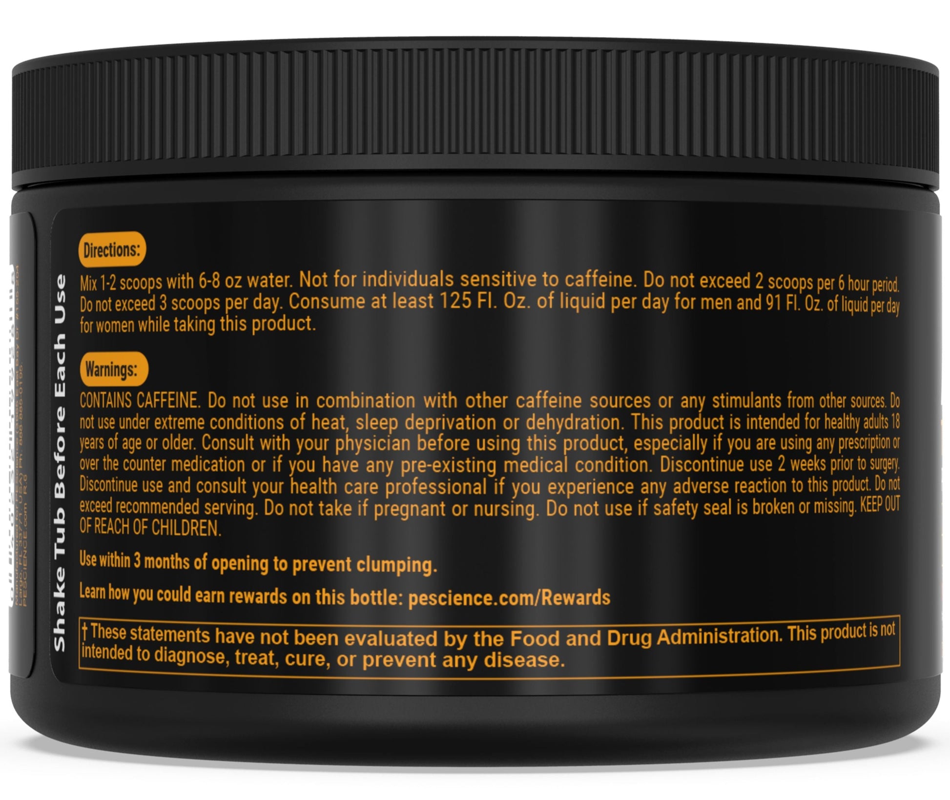 PEScience Alphamine Thermogenic Powder