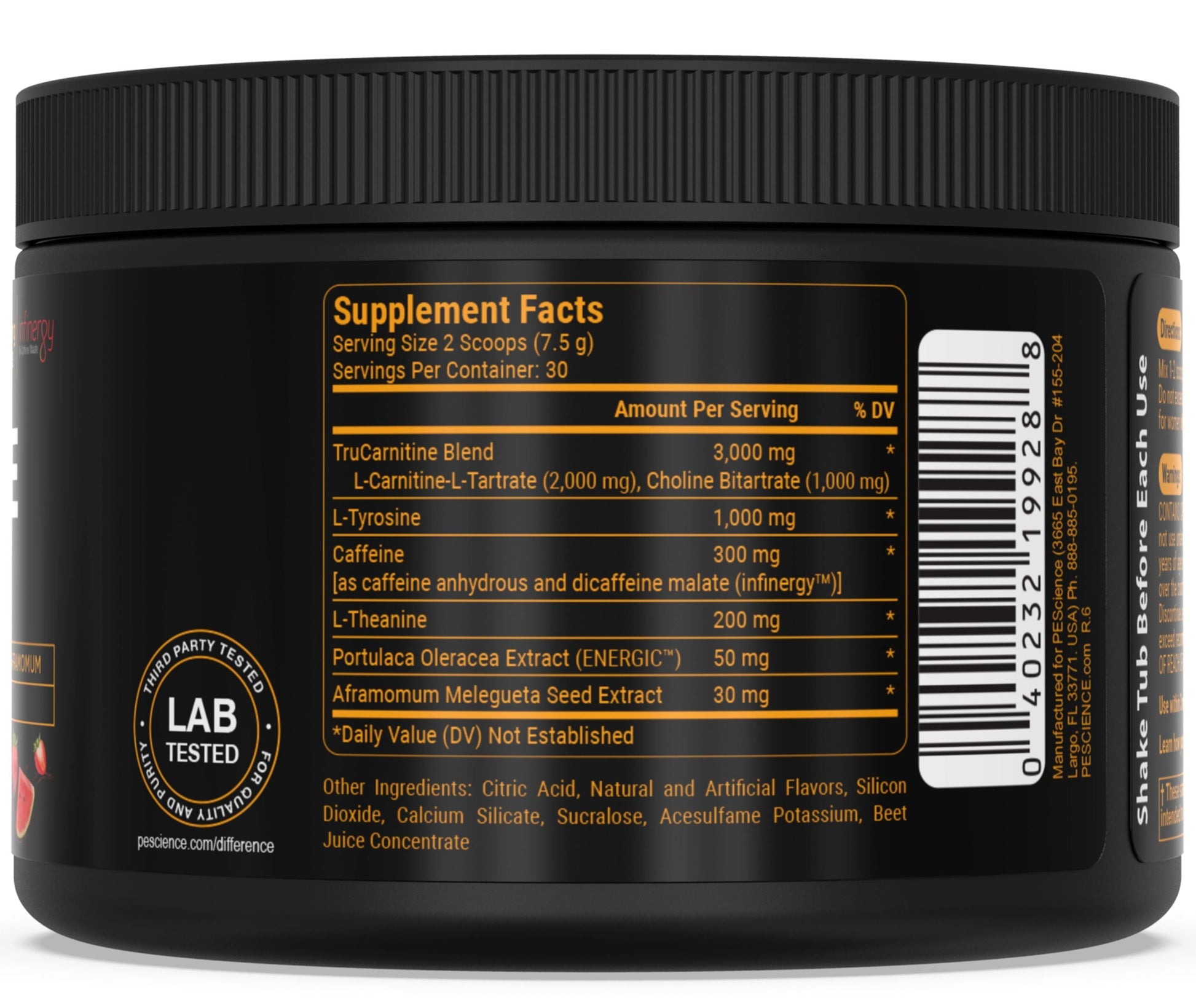 PEScience Alphamine Thermogenic Powder