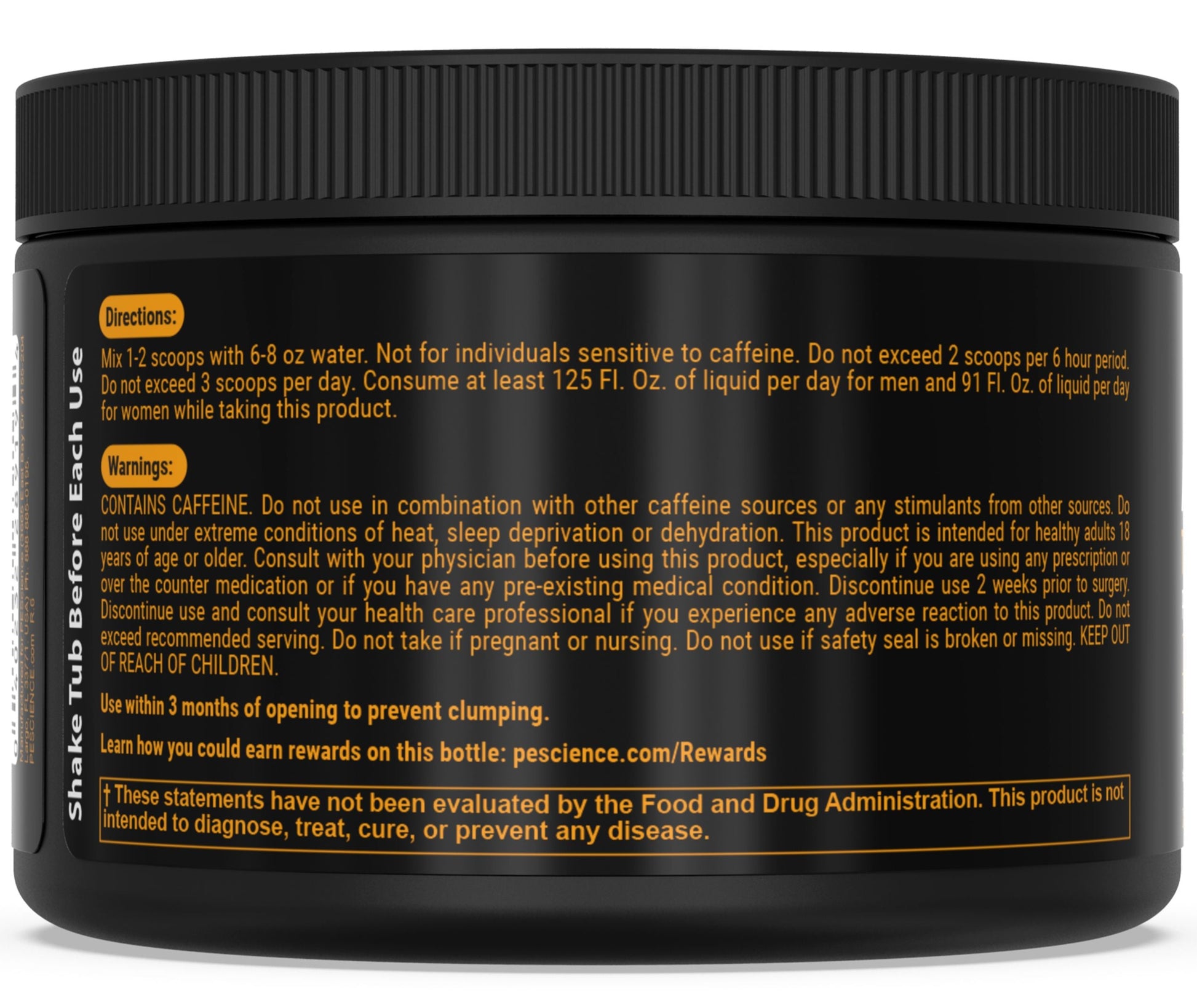 PEScience Alphamine Thermogenic Powder