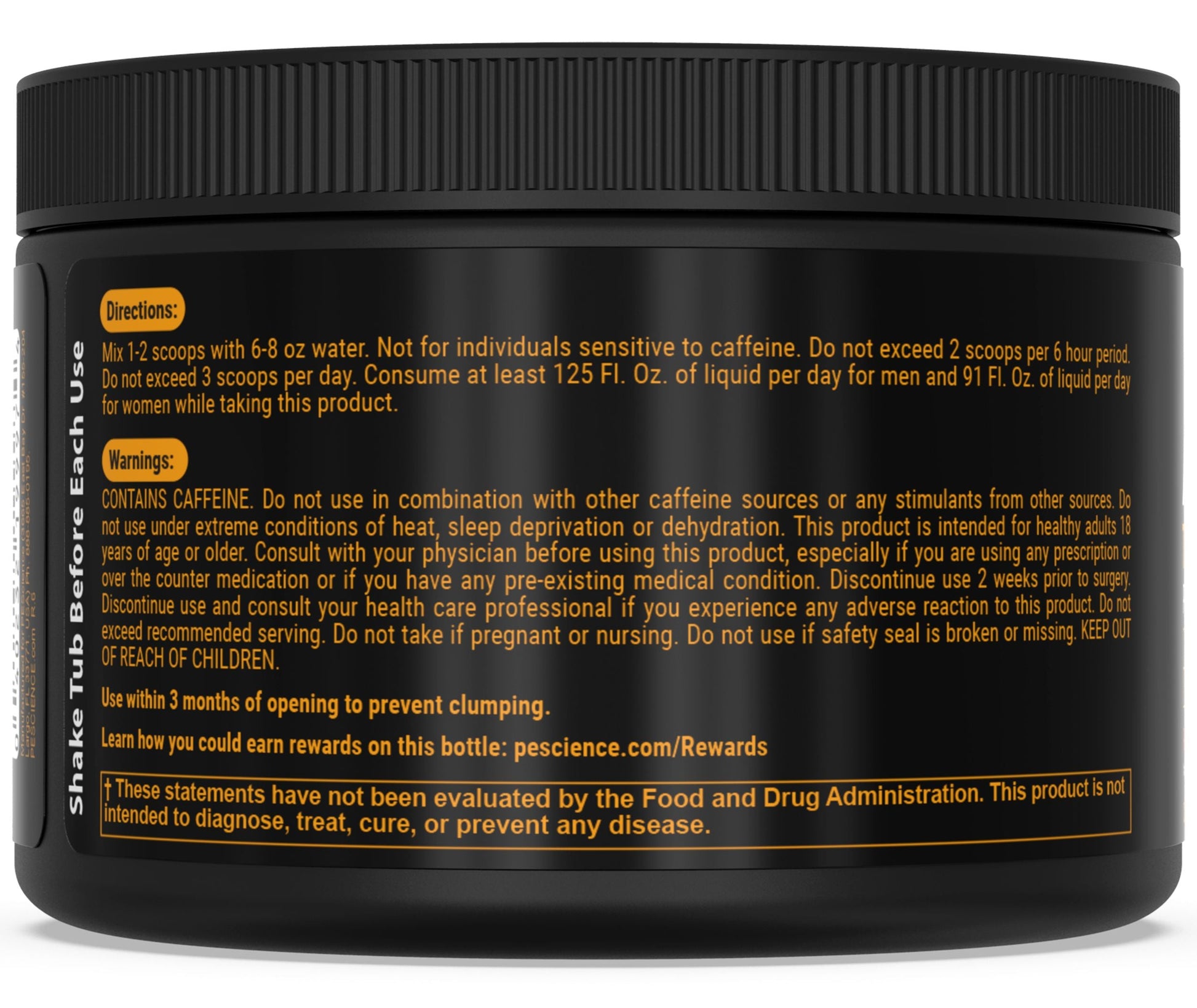 PEScience Alphamine Thermogenic Powder