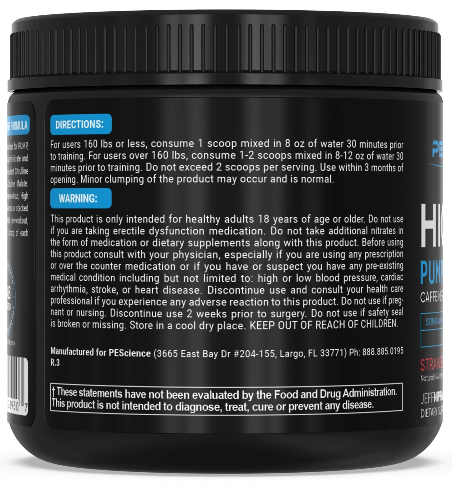PEScience High Volume Pre-Workout