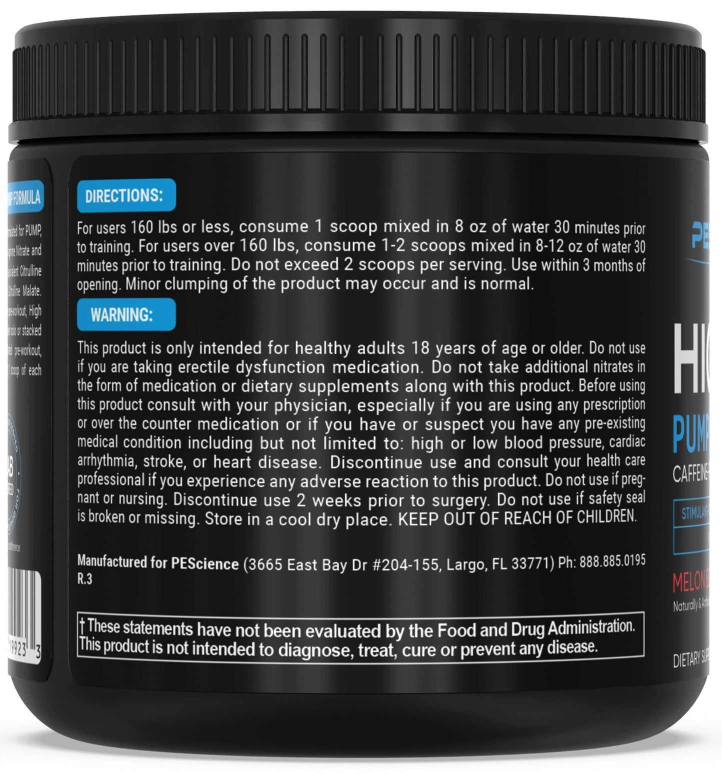 PEScience High Volume Pre-Workout