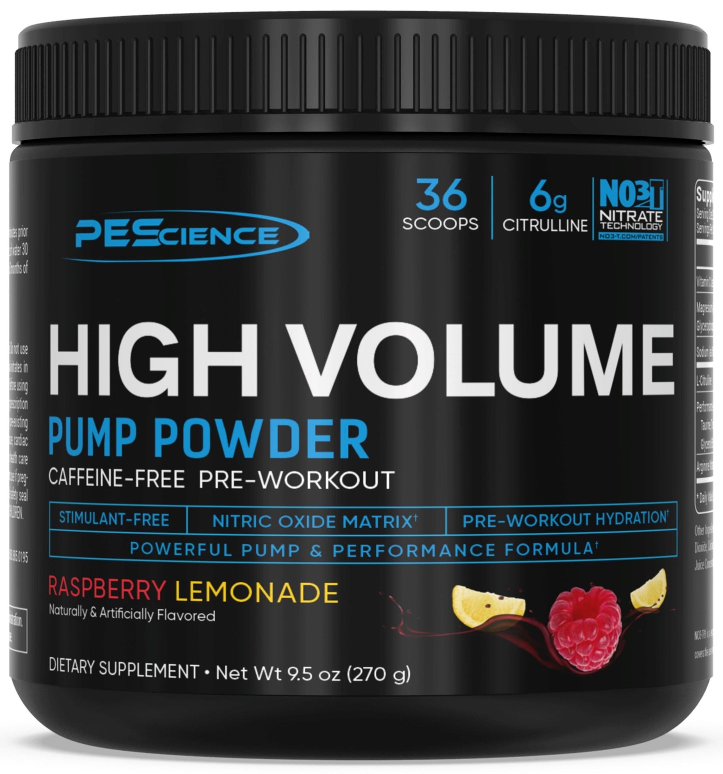 PEScience High Volume Pre-Workout Raspberry Lemonade 36