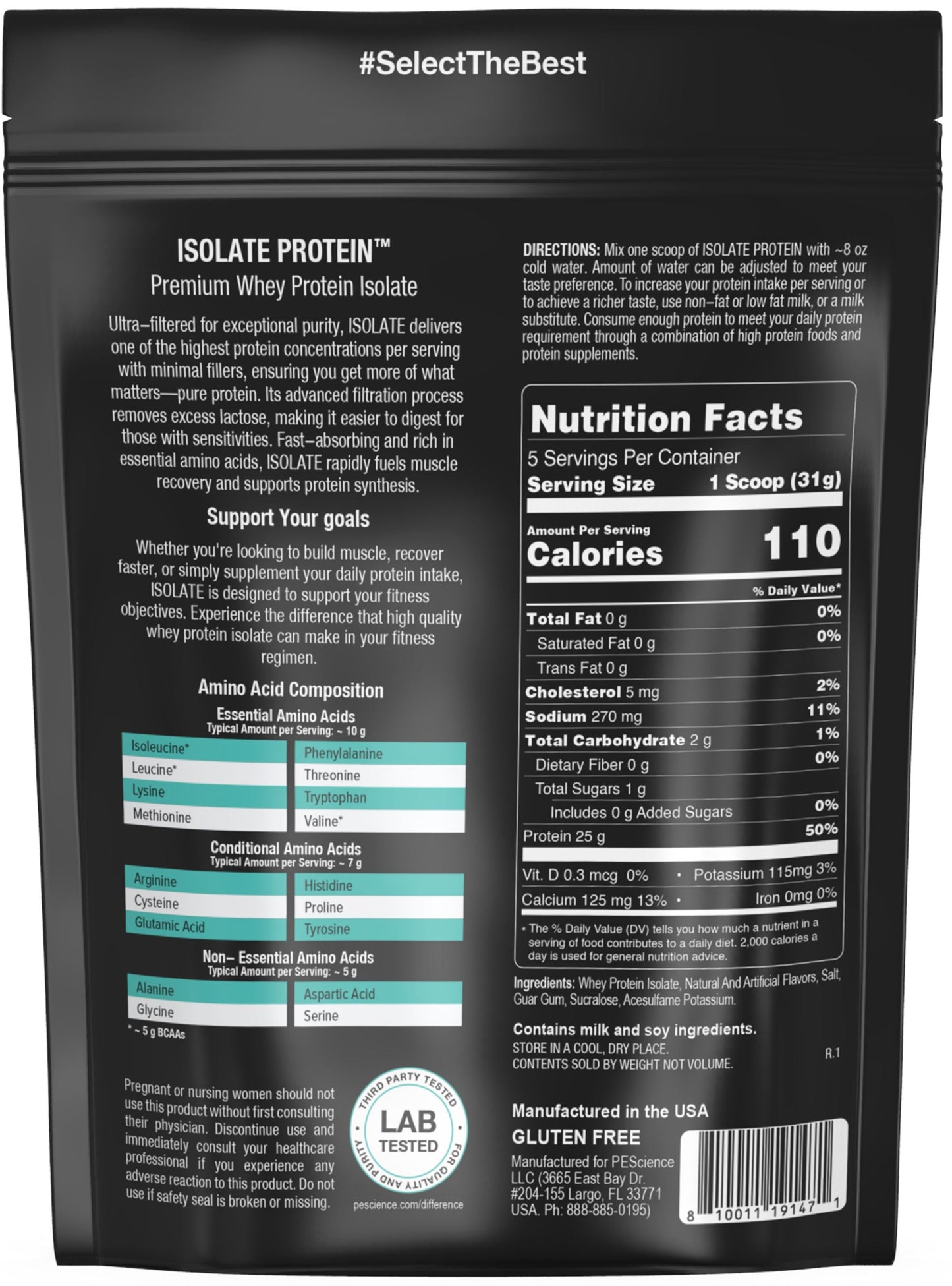 PEScience ISOLATE Protein
