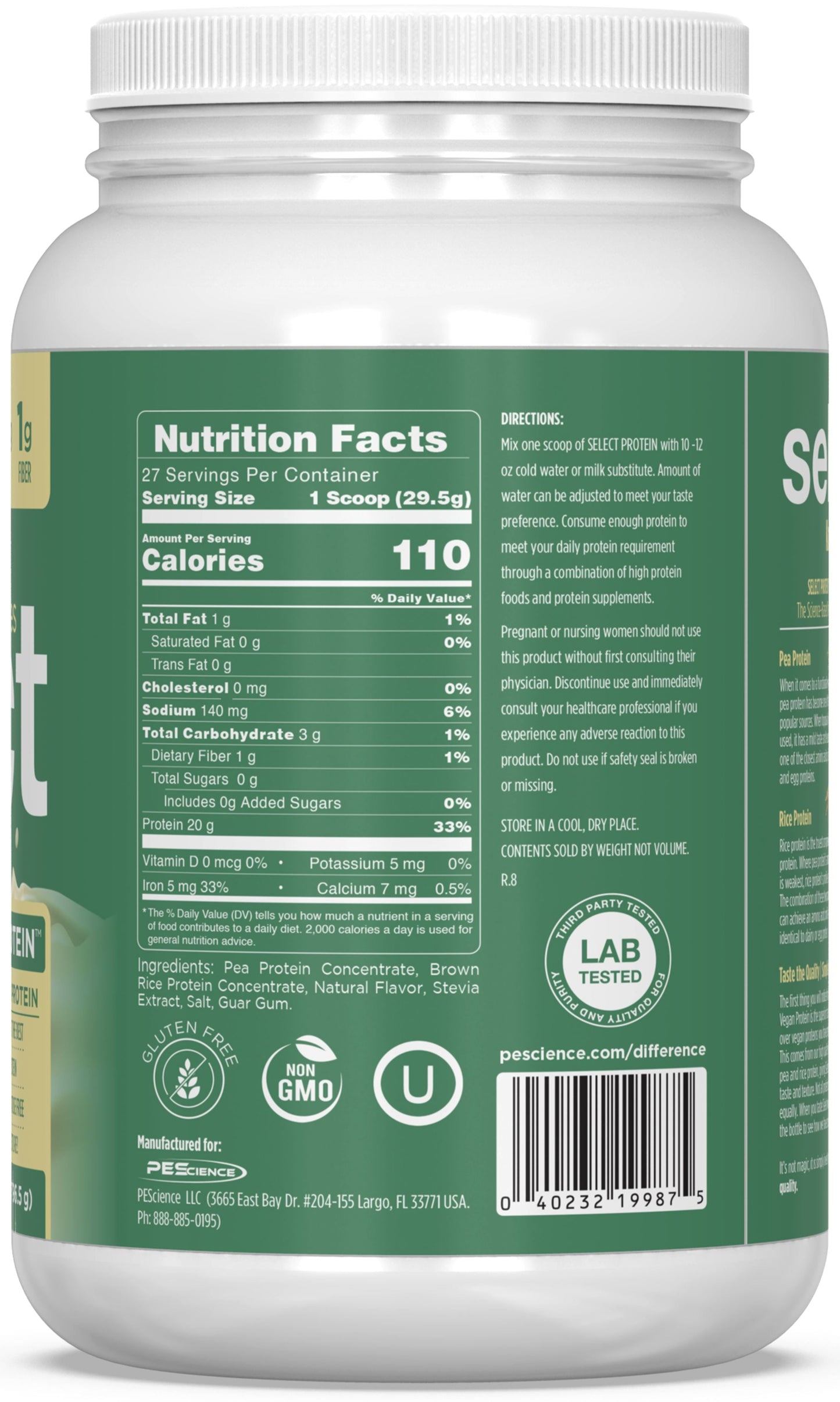 PEScience Lean Mass Stack