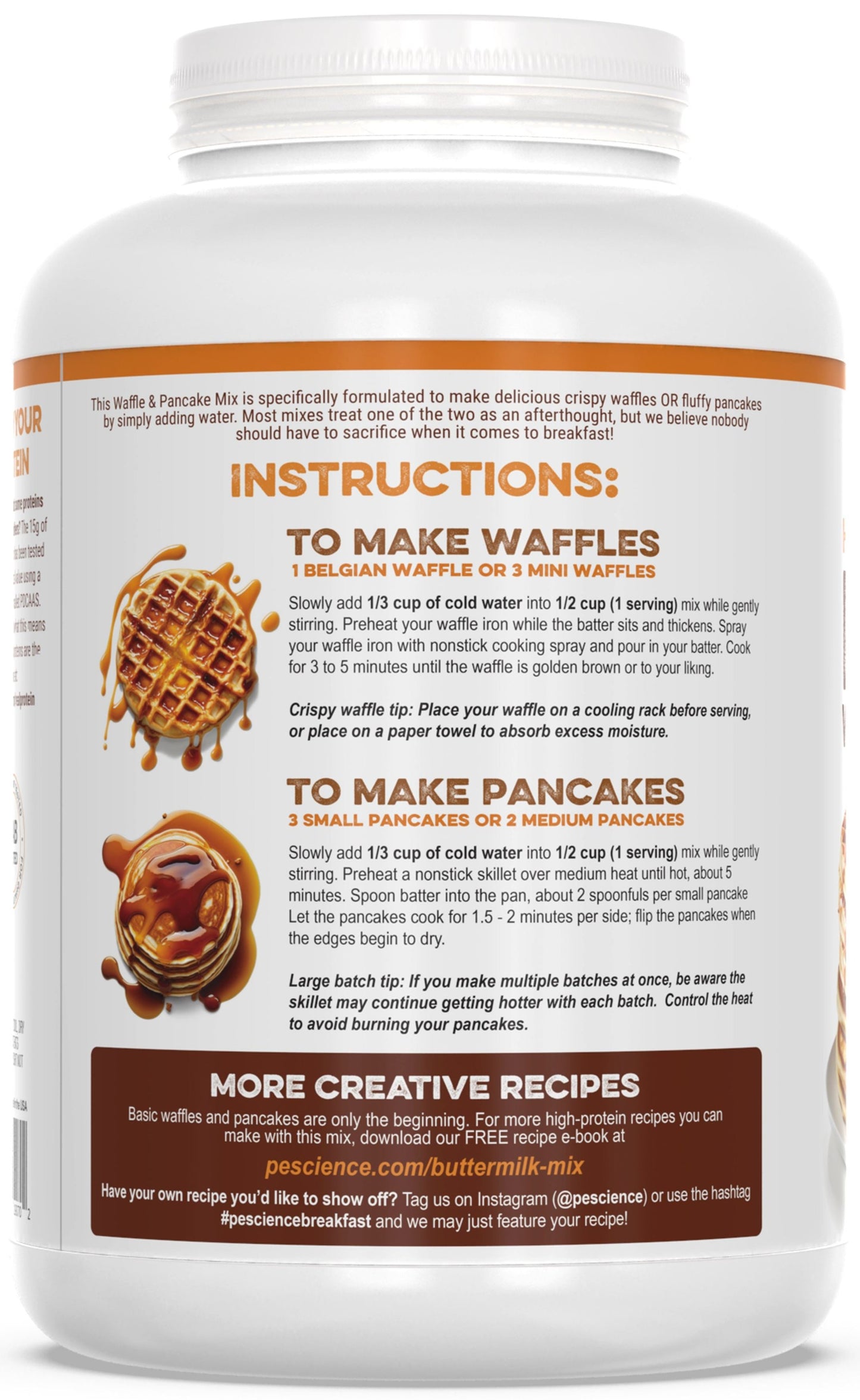 PEScience Protein Pancake & Waffle Mix