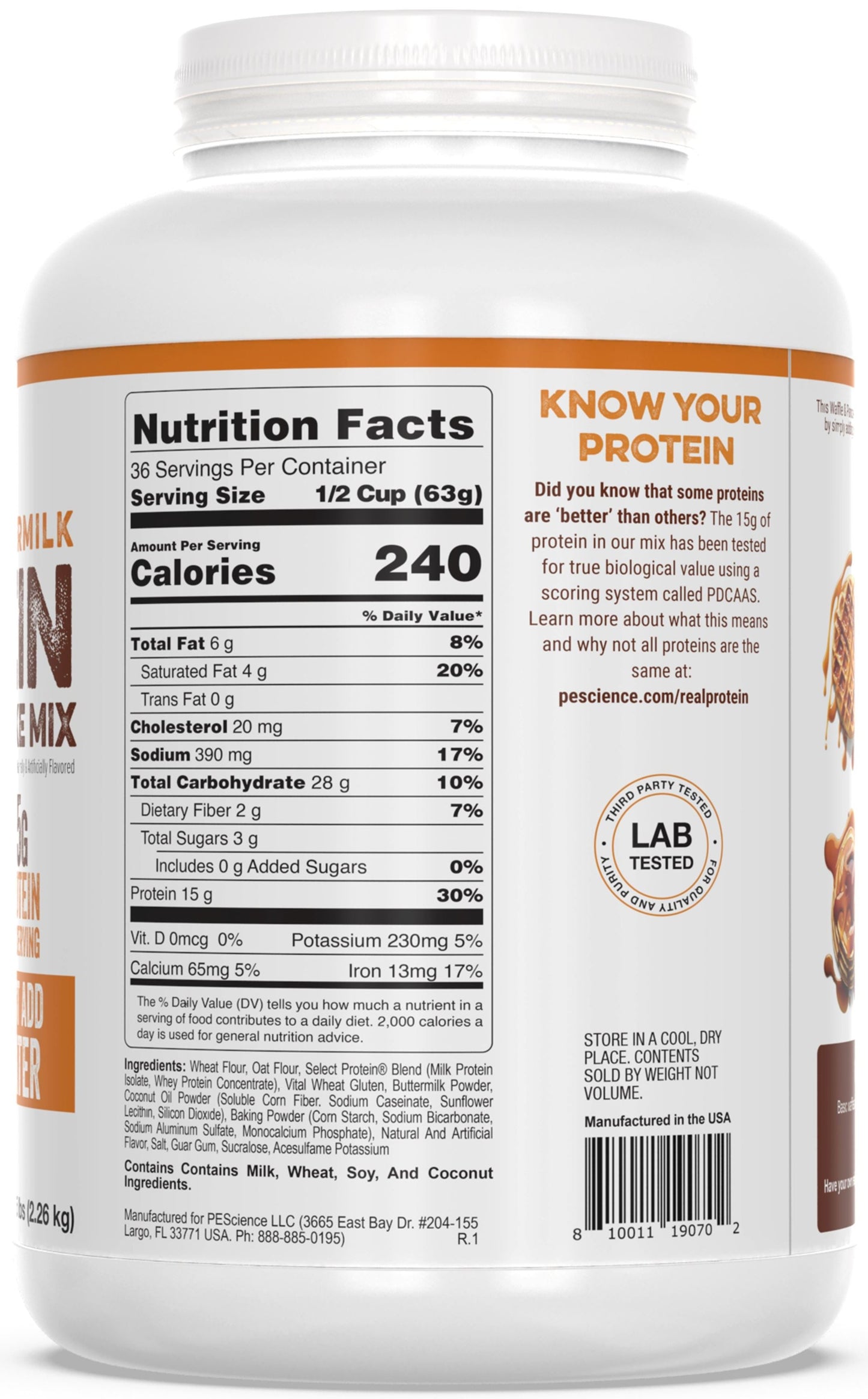 PEScience Protein Pancake & Waffle Mix