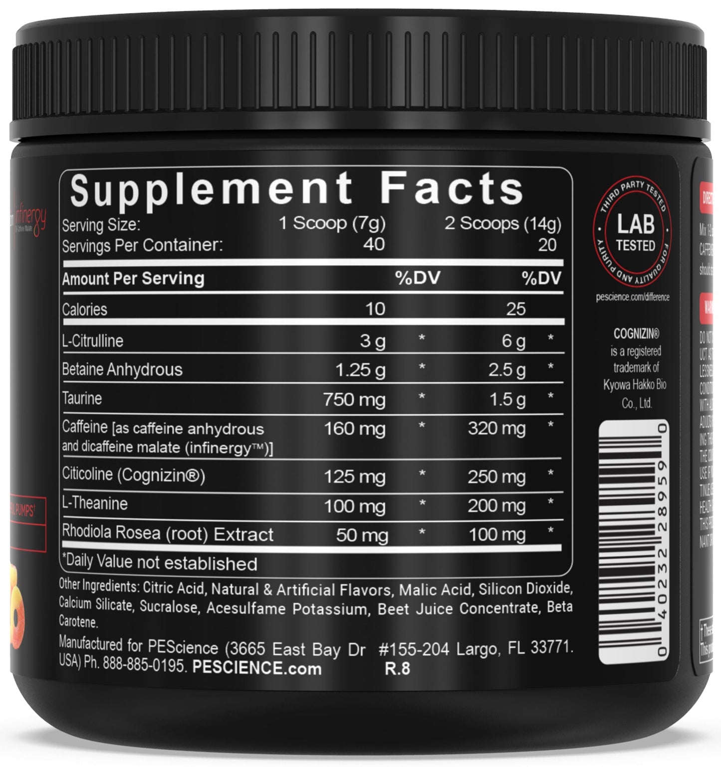 PEScience Prolific Pre-Workout