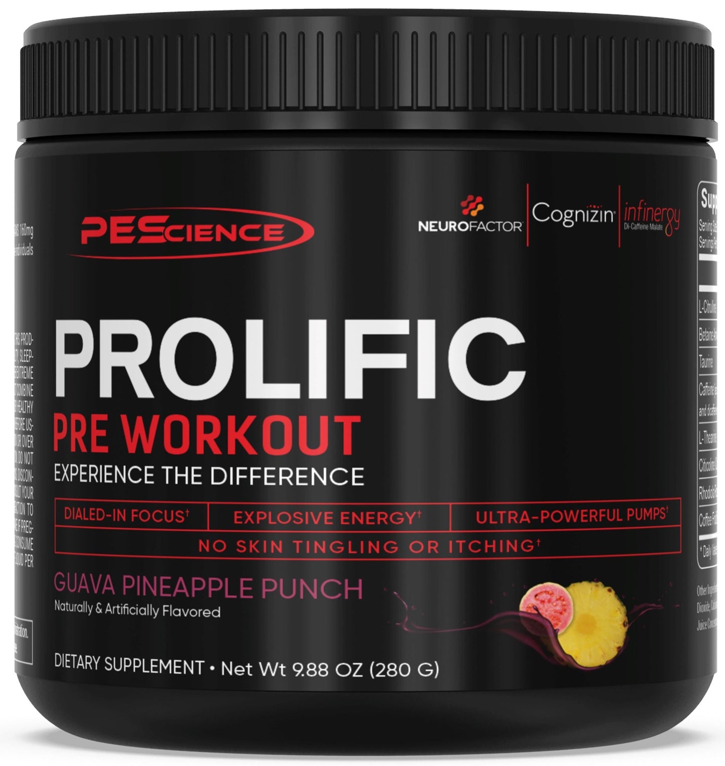 Prolific Pre-Workout Supplement PEScience 