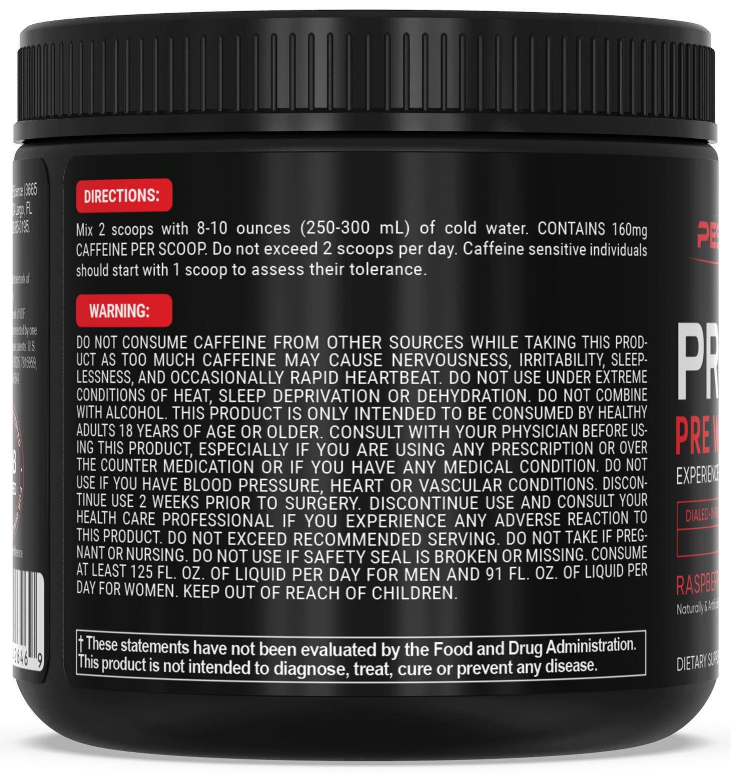 Prolific Pre-Workout Supplement PEScience 