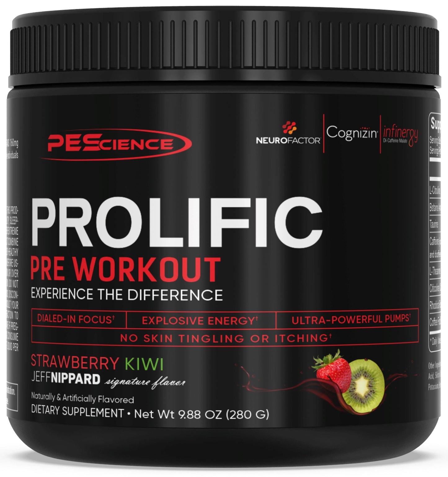 Prolific Pre-Workout Supplement PEScience 