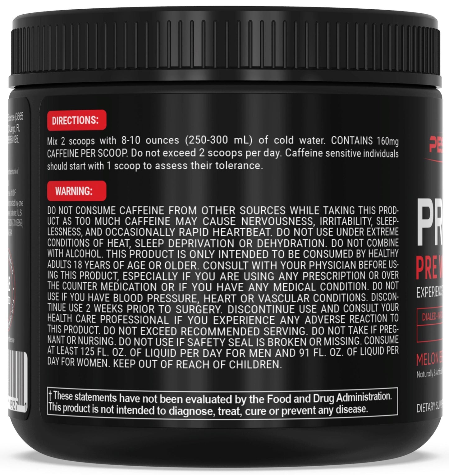 Prolific Pre-Workout Supplement PEScience 