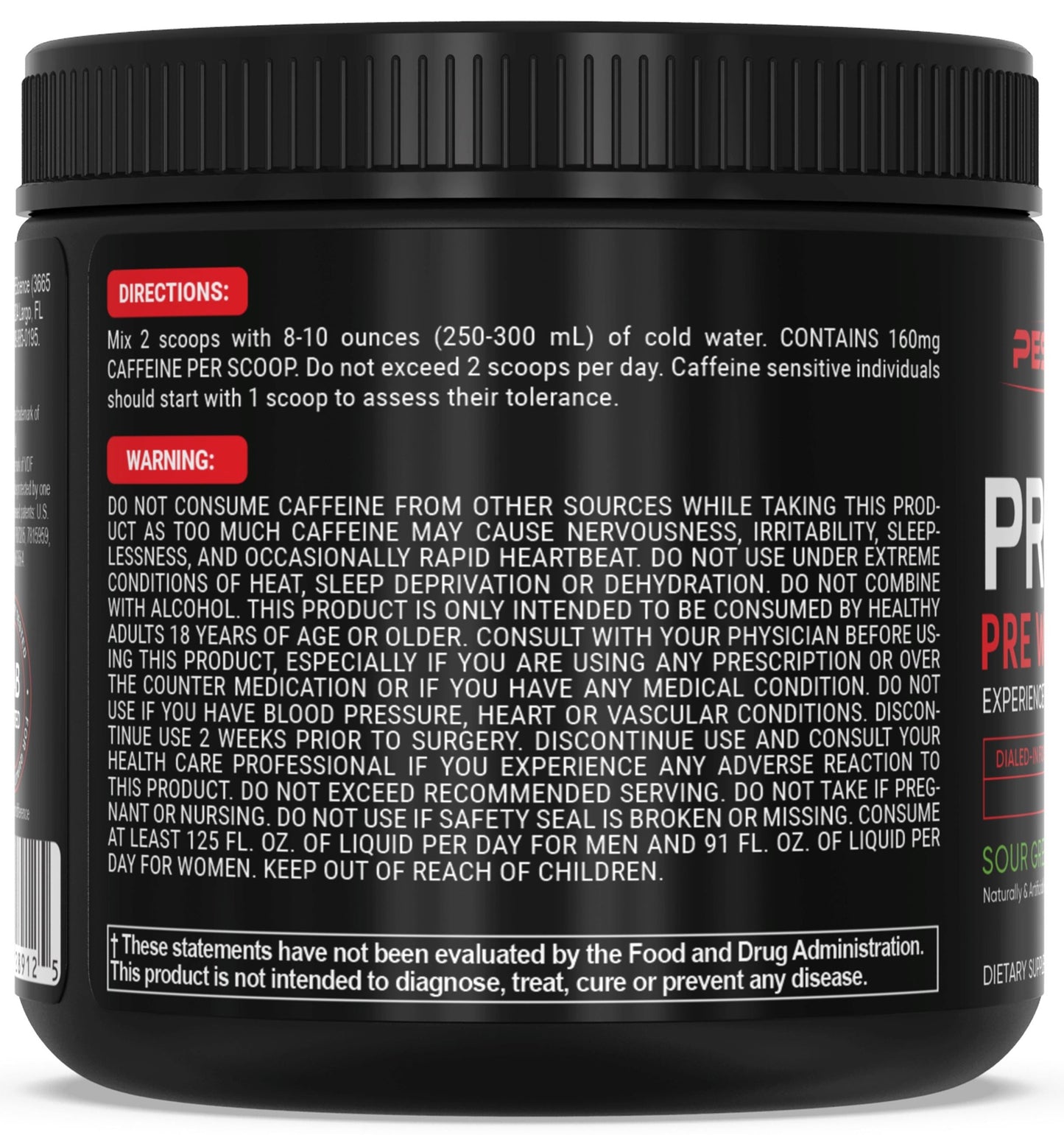 Prolific Pre-Workout Supplement PEScience 