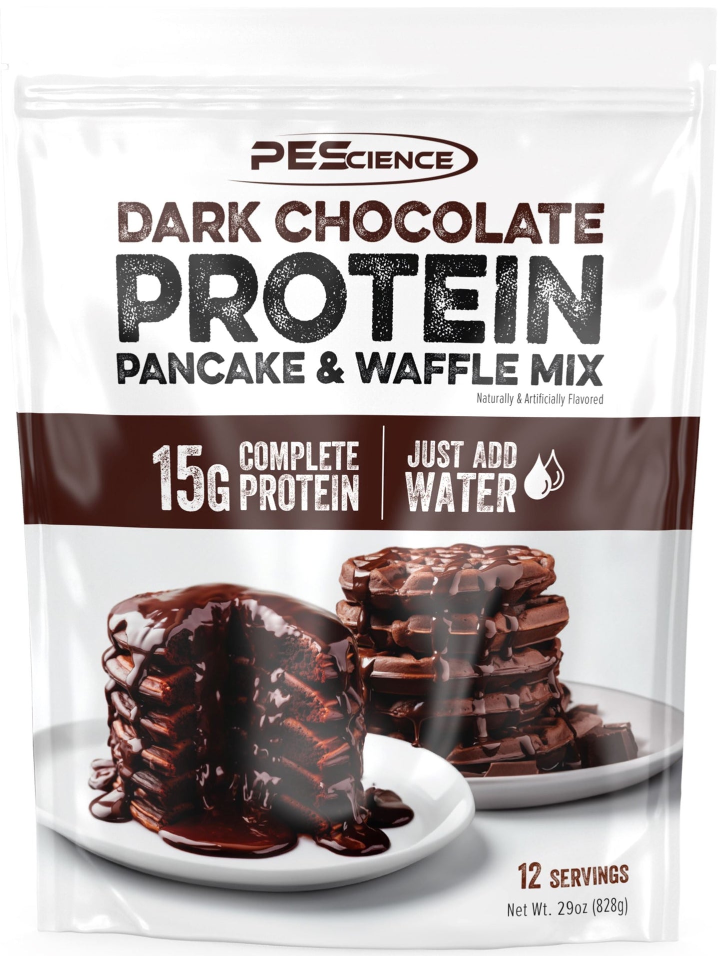 PEScience Protein Pancake & Waffle Mix Dark Chocolate 12