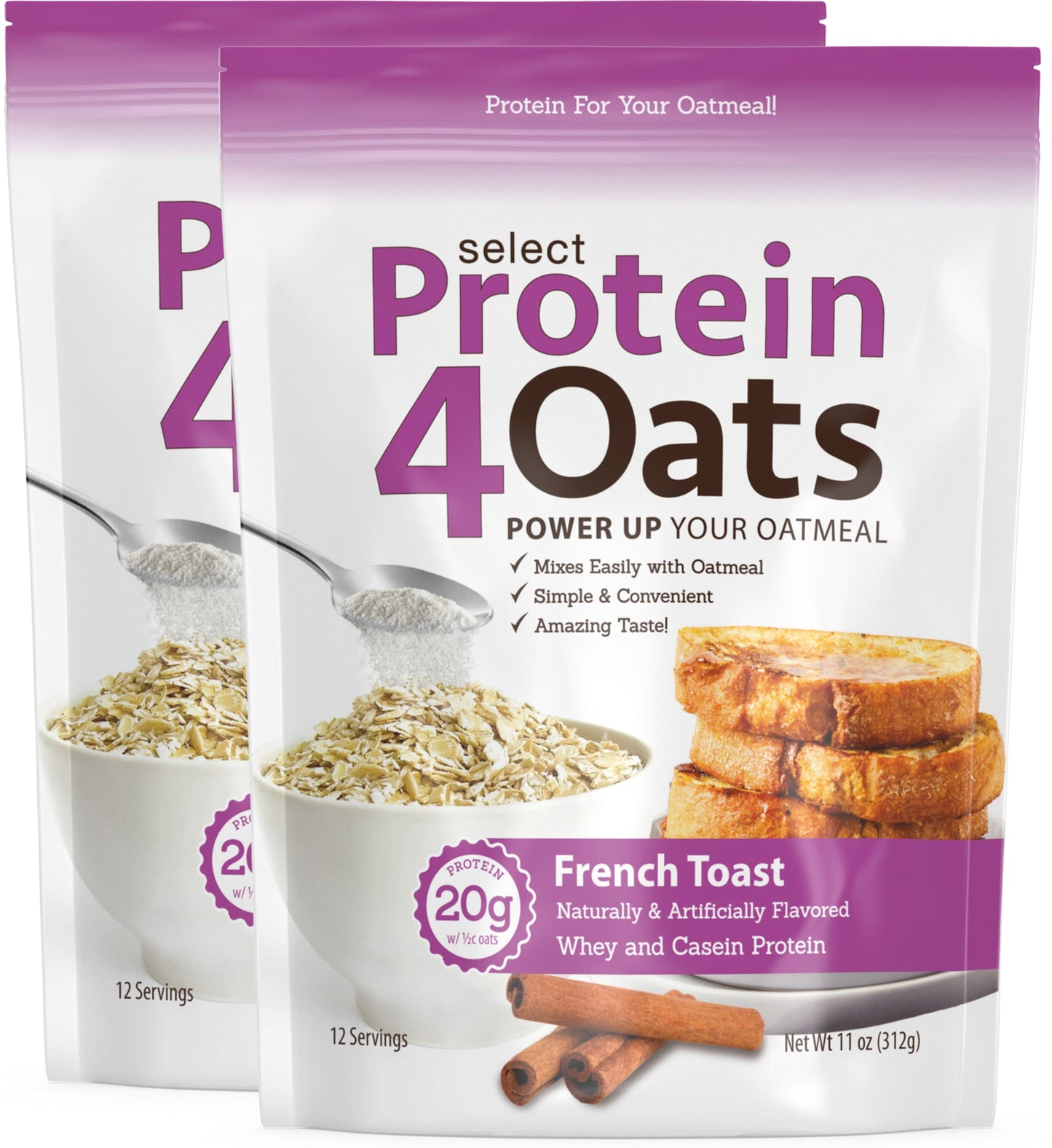 PEScience Protein4Oats Protein for Oatmeal French Toast 24