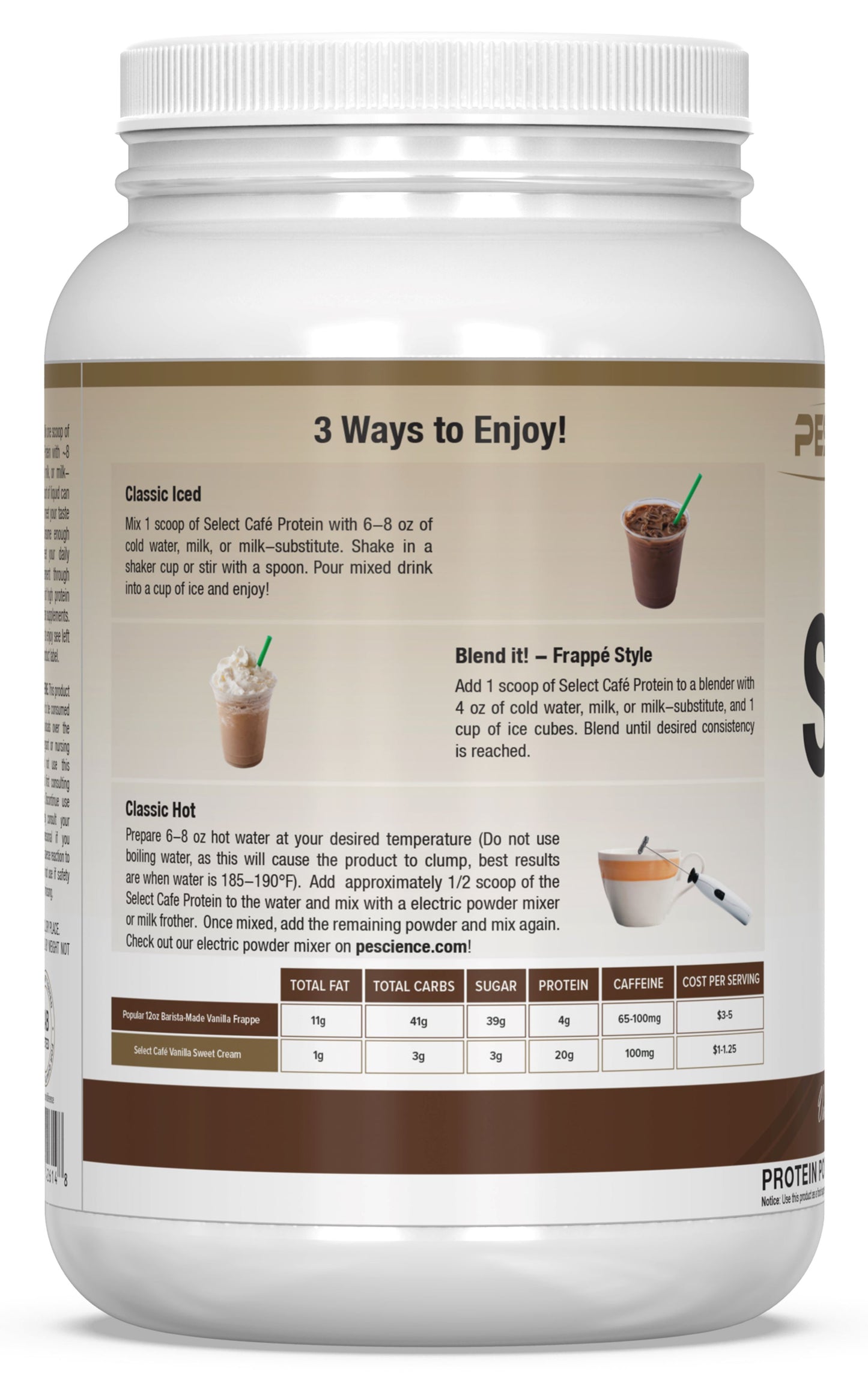 PEScience Select Café Series Protein
