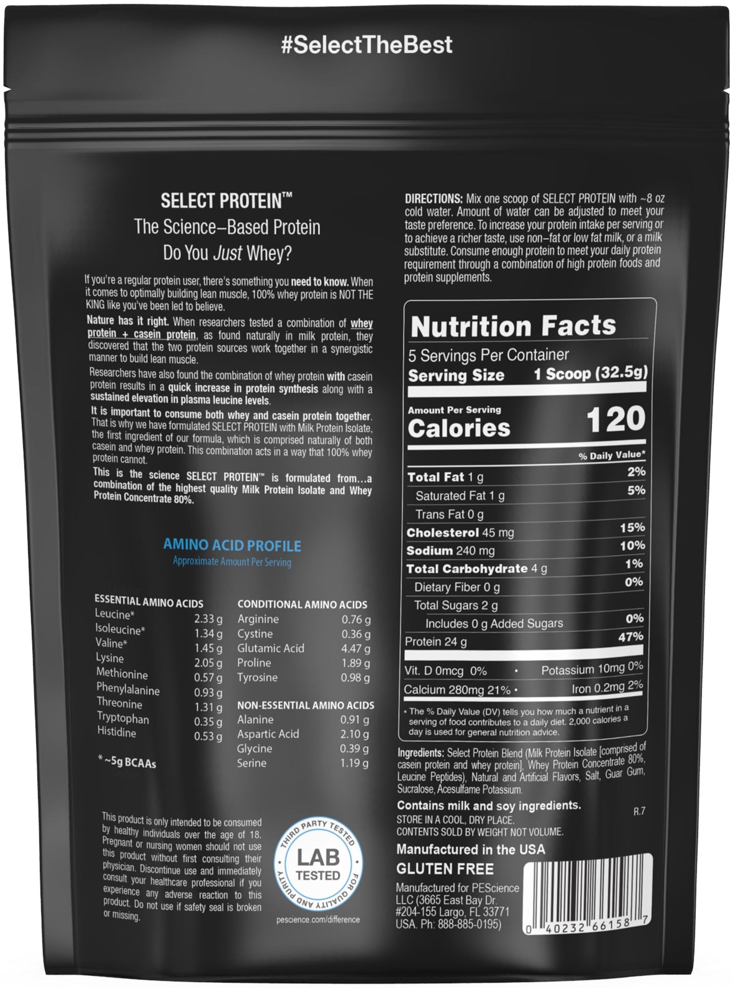 PEScience Select Protein Powder