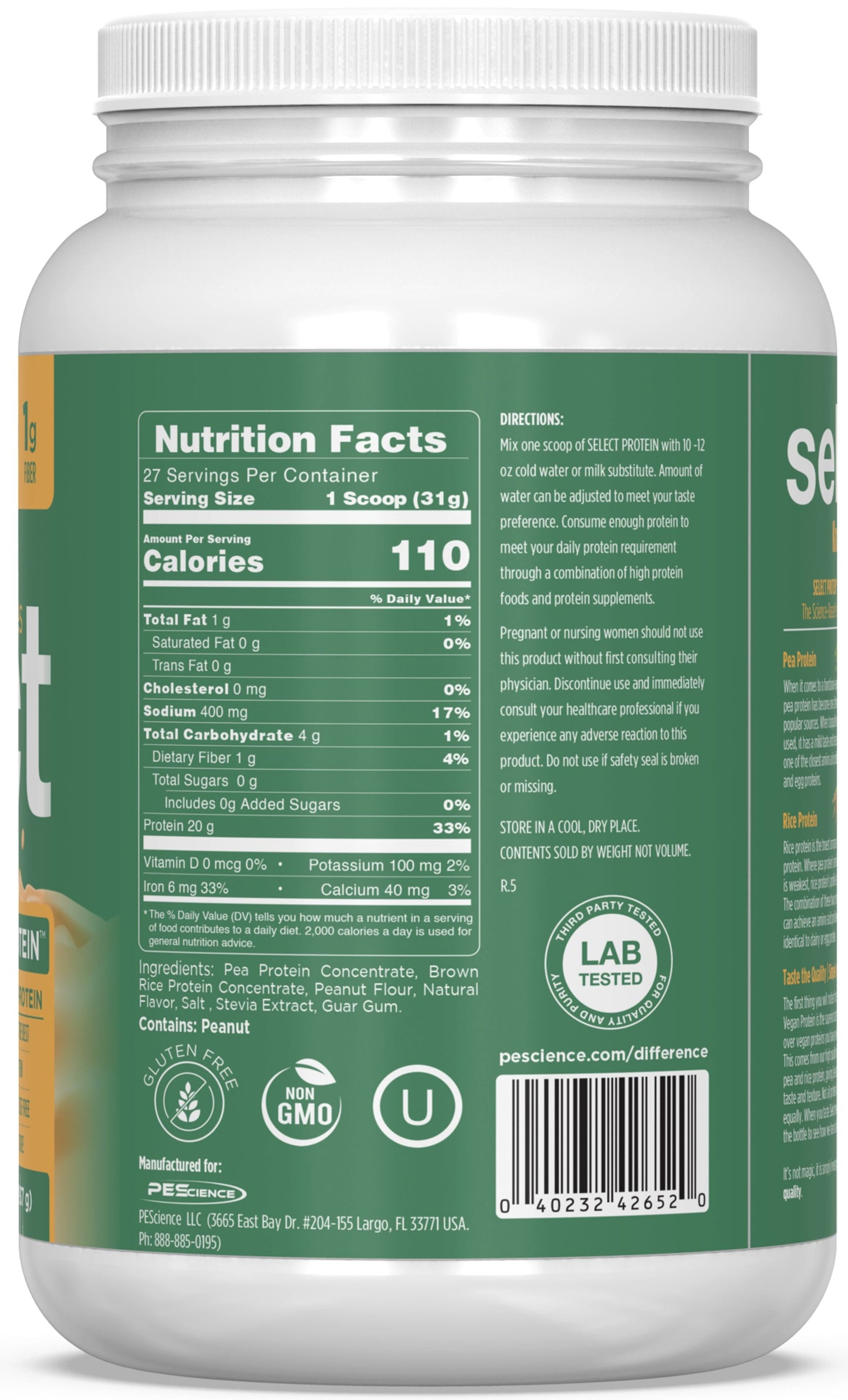 PEScience Select Vegan Protein