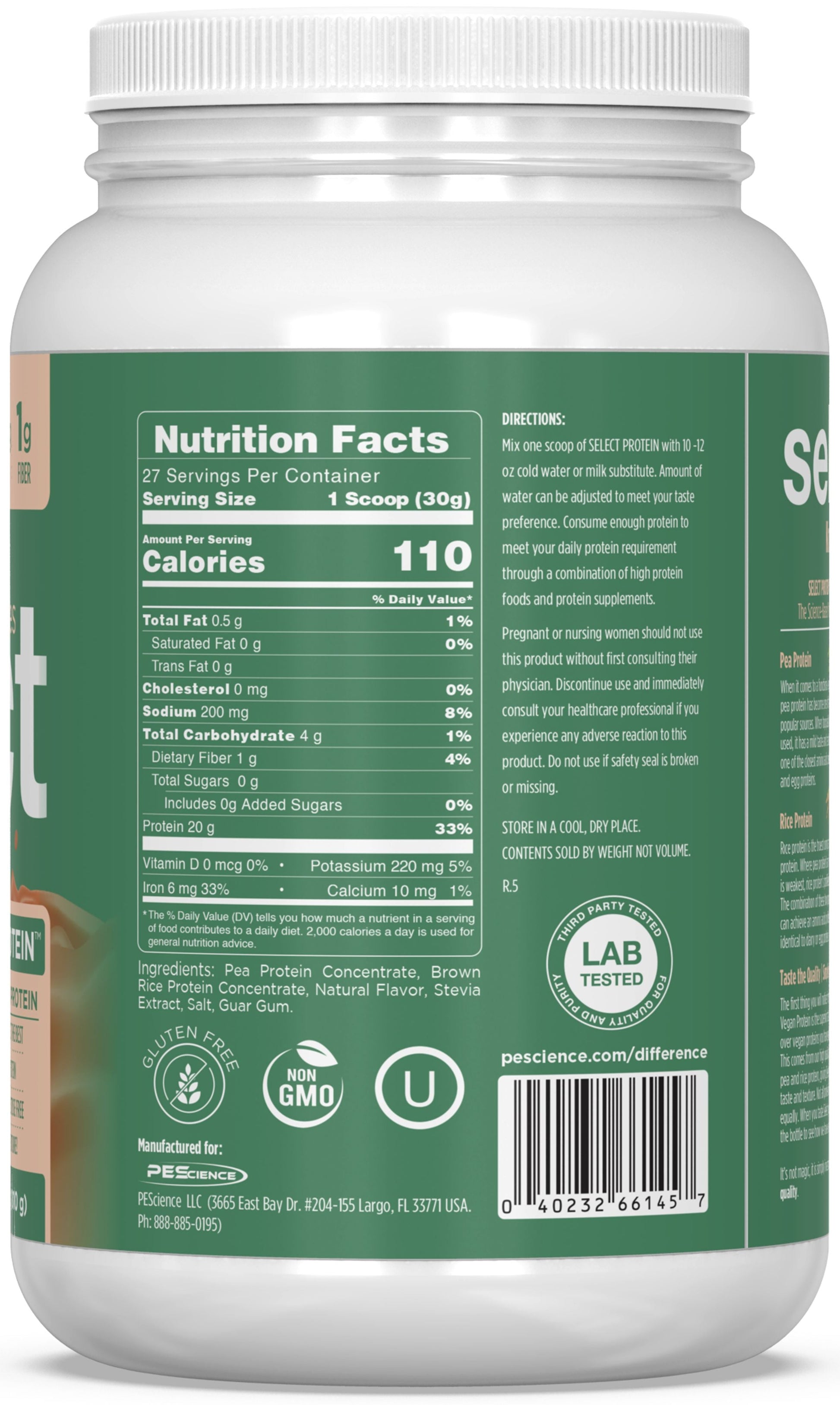 PEScience Select Vegan Protein