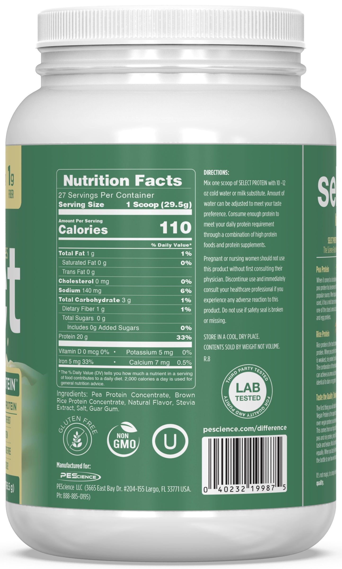 PEScience Select Vegan Protein