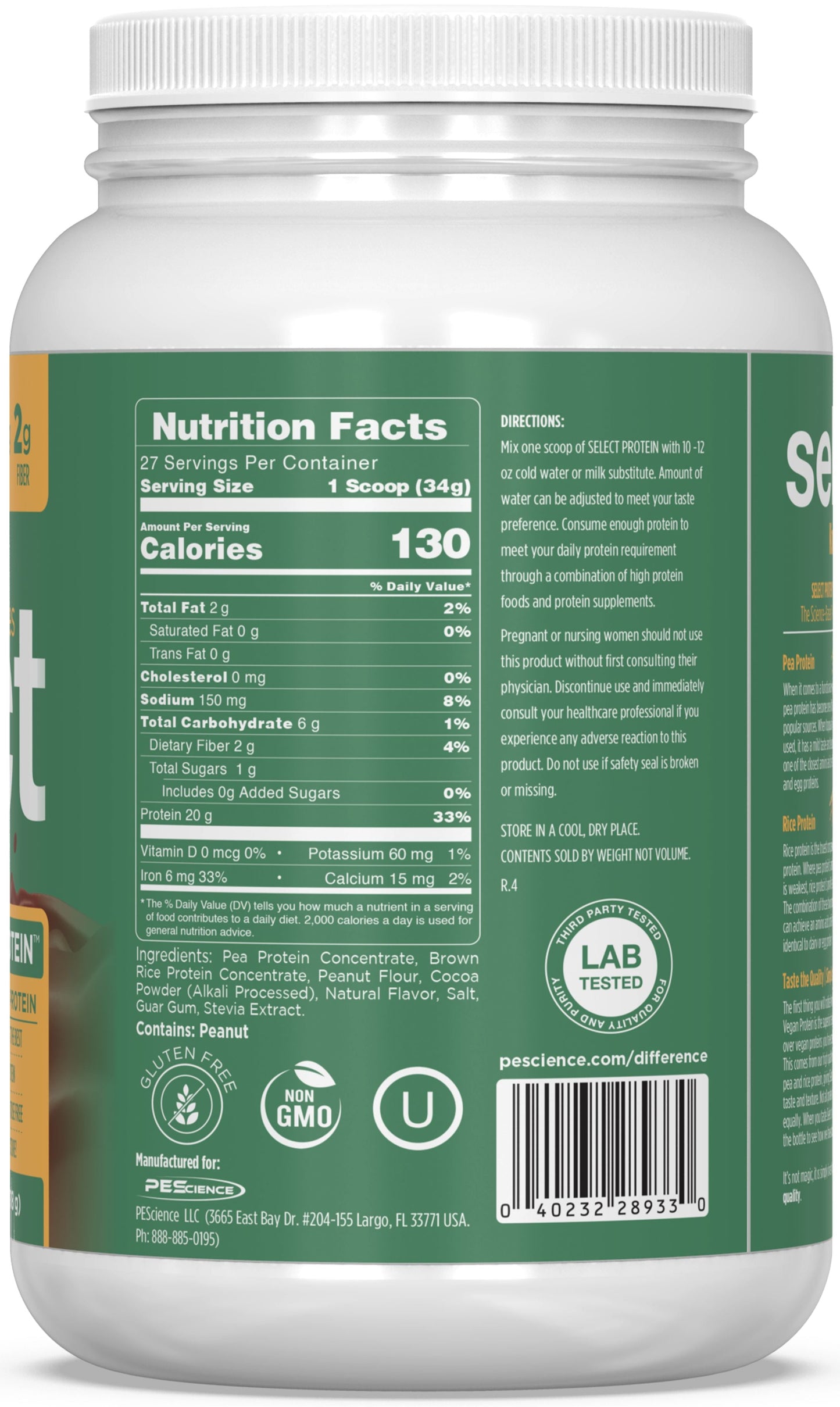 PEScience Select Vegan Protein