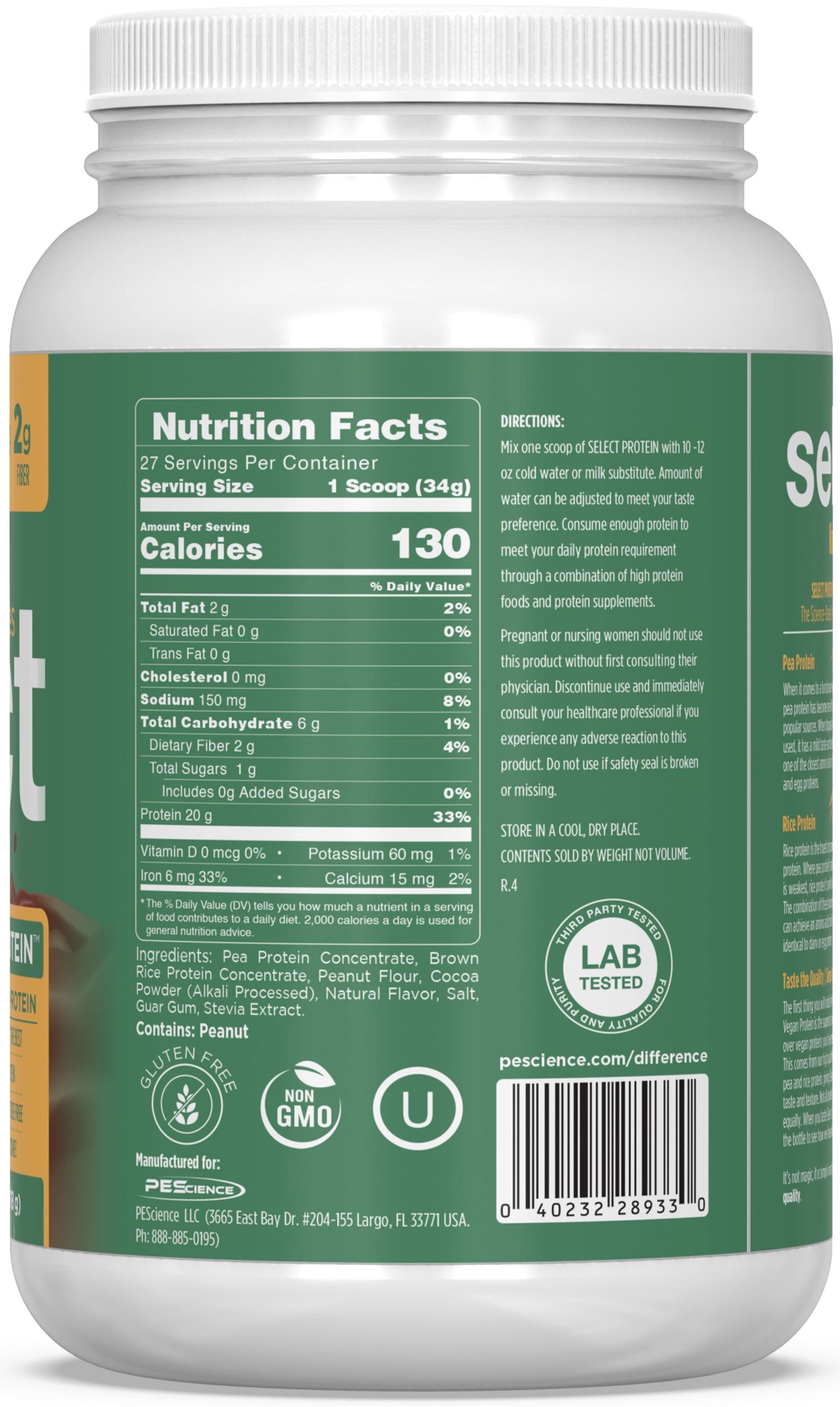 PEScience Select Vegan Protein