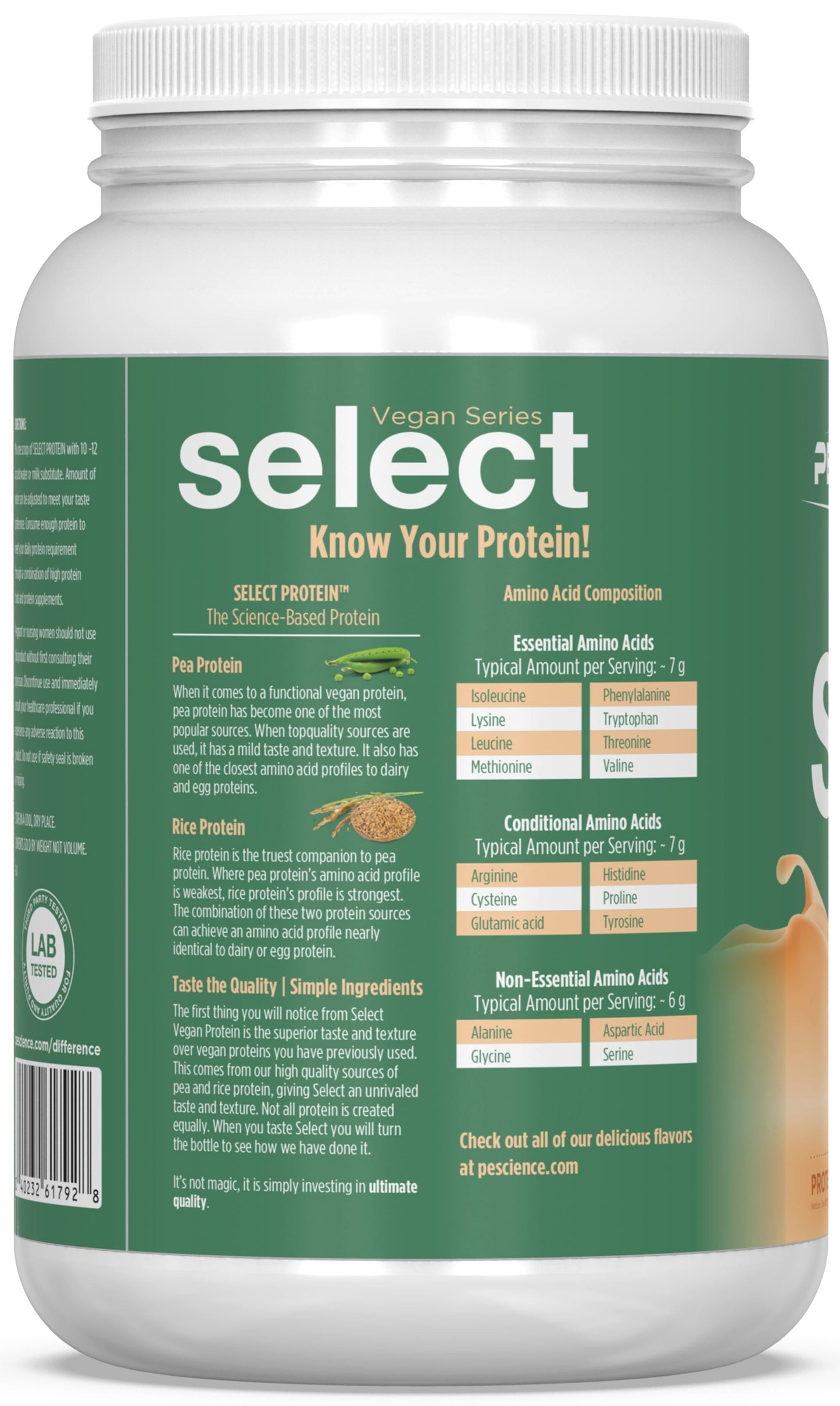PEScience Select Vegan Protein