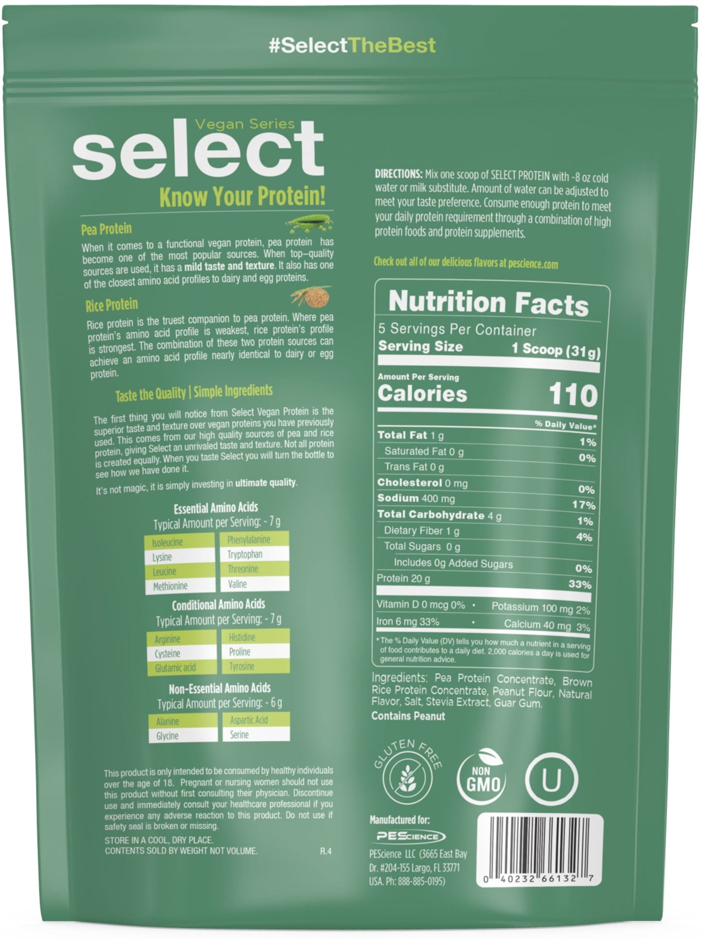 PEScience Select Vegan Protein