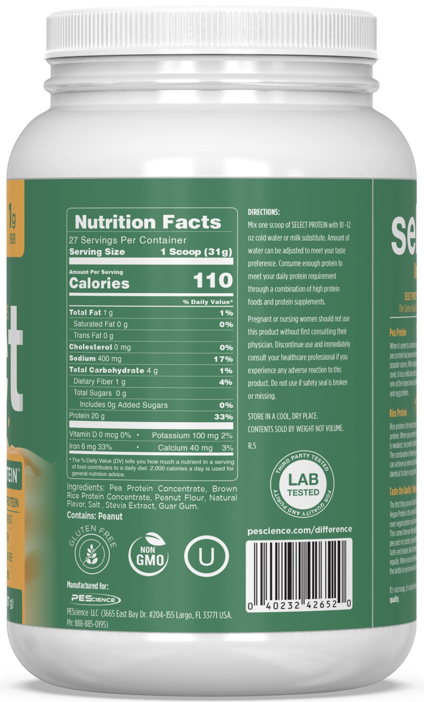 PEScience Select Vegan Protein