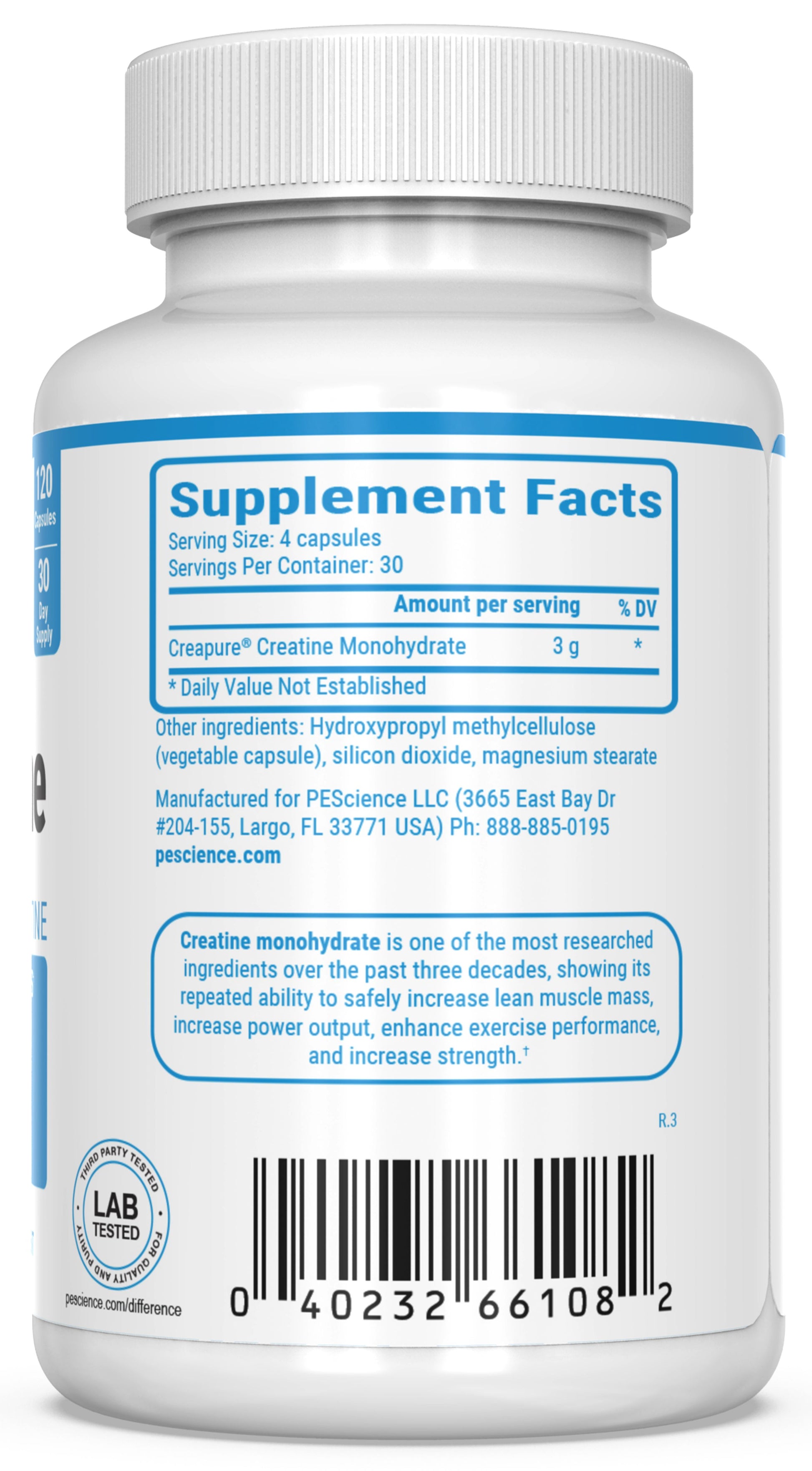 PEScience TruCreatine Capsules