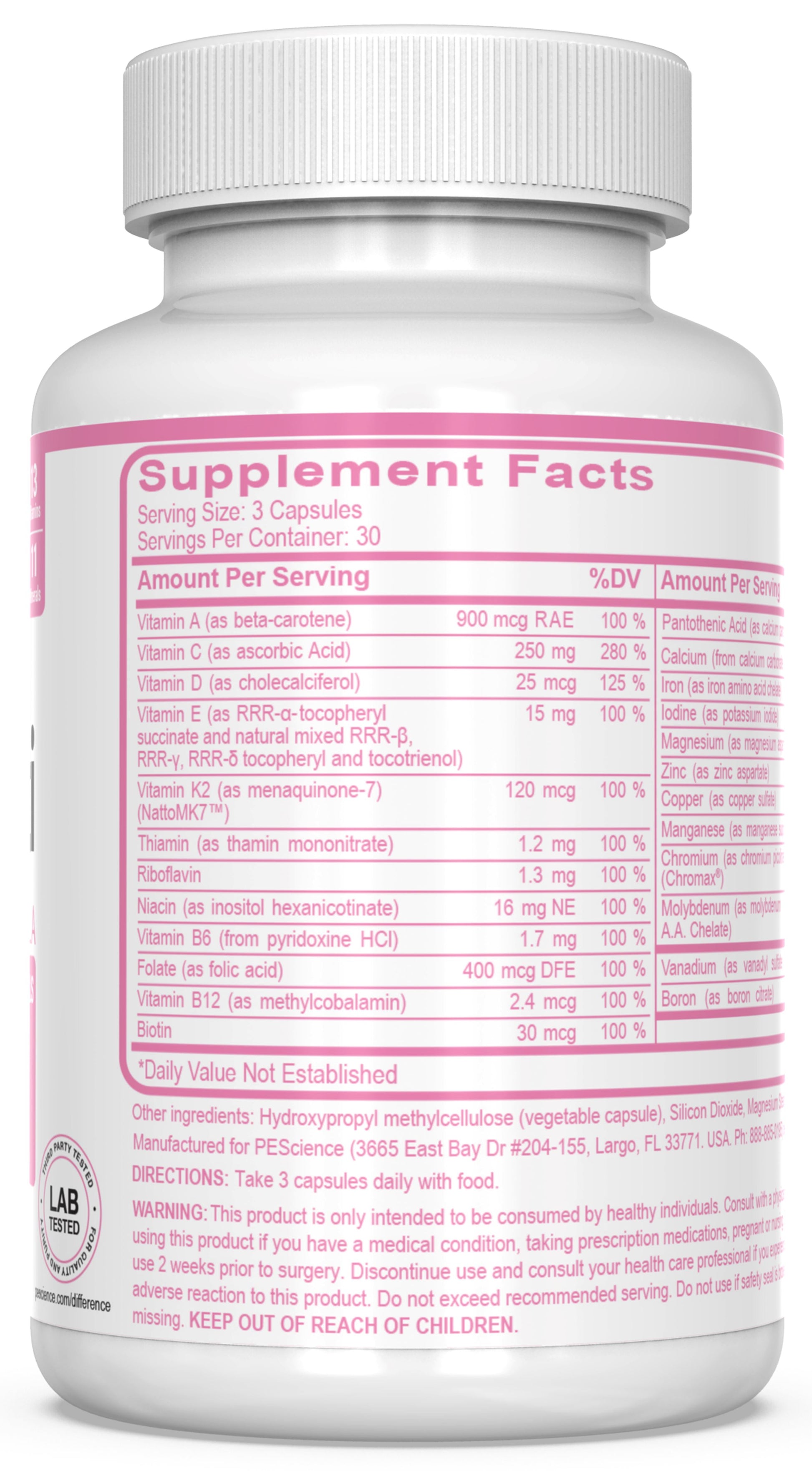 PEScience TruMulti Women's Multivitamin