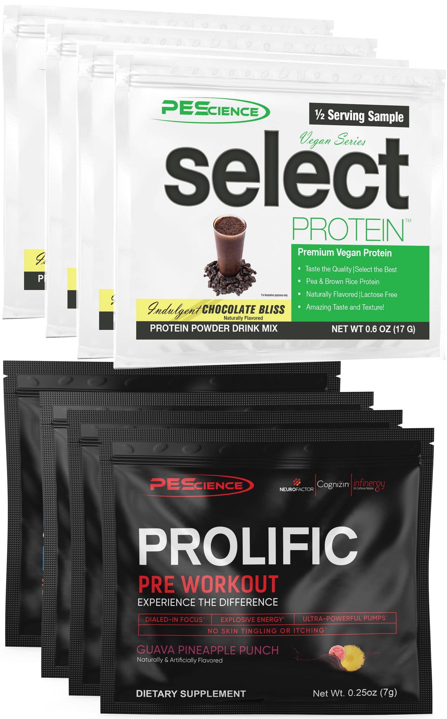 PEScience Vegan Sample Starter Pack
