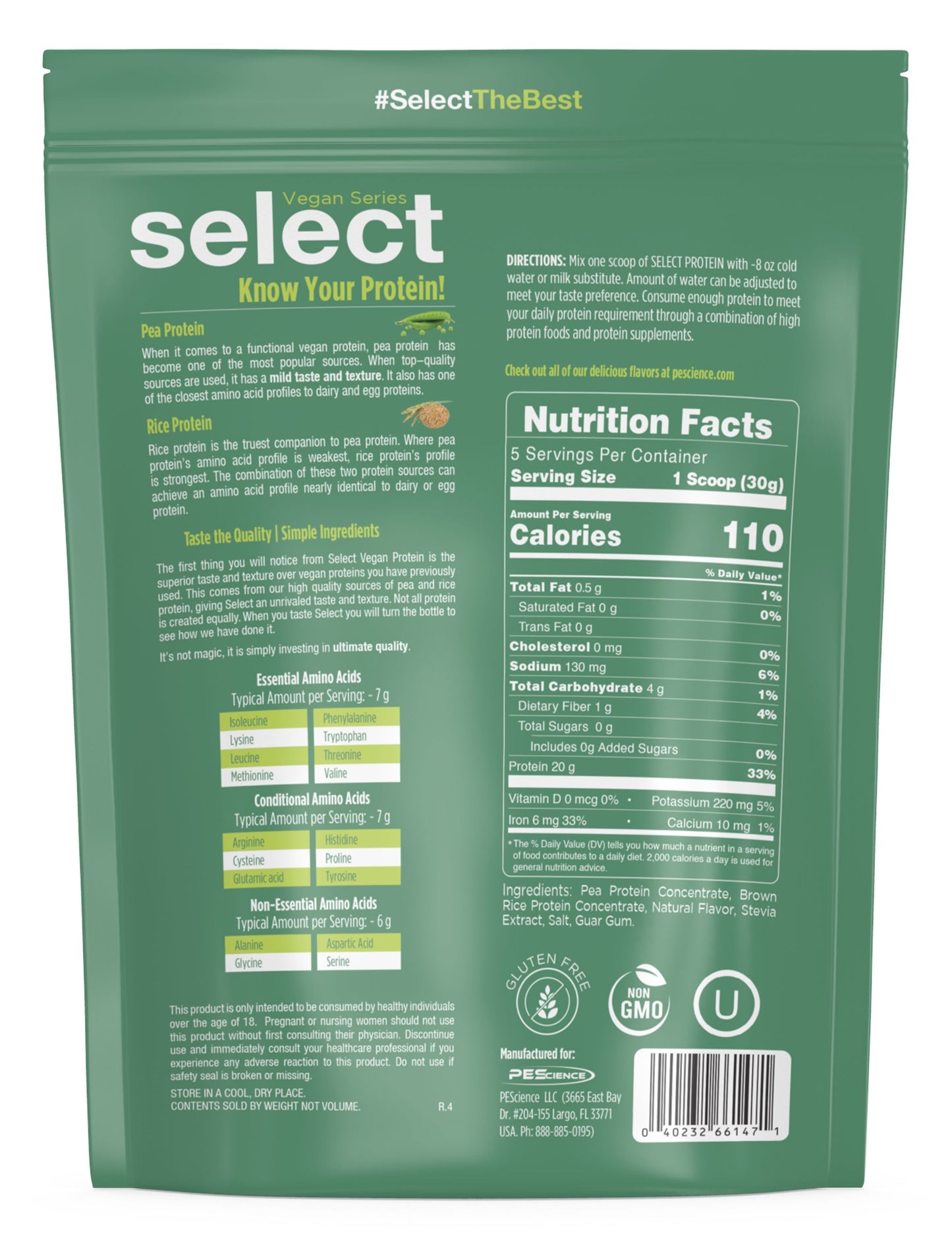 PEScience Vegan Select Protein - Variety Pack