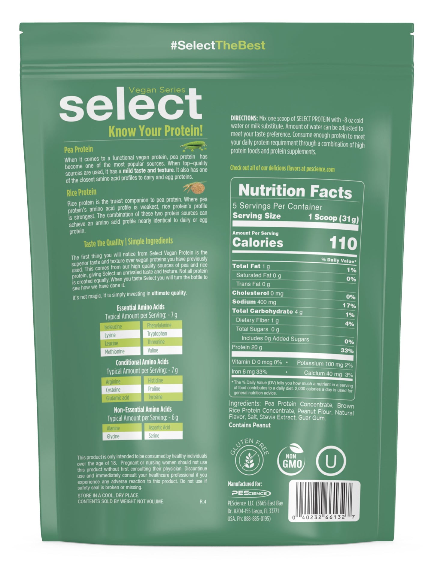 PEScience Vegan Select Protein - Variety Pack