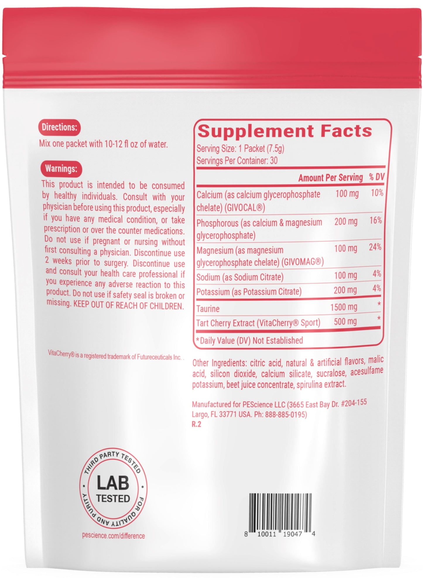 PEScience Versalyte Electrolytes