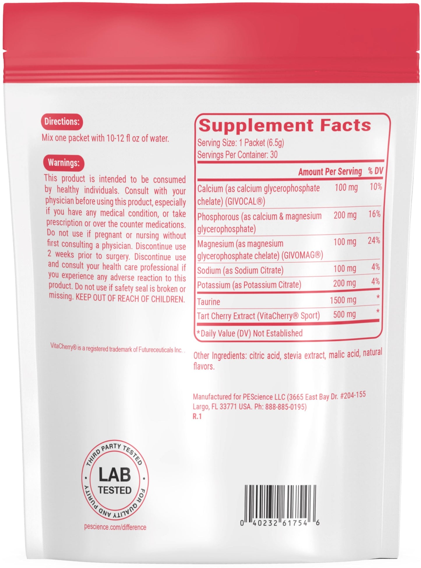 PEScience Versalyte Electrolytes