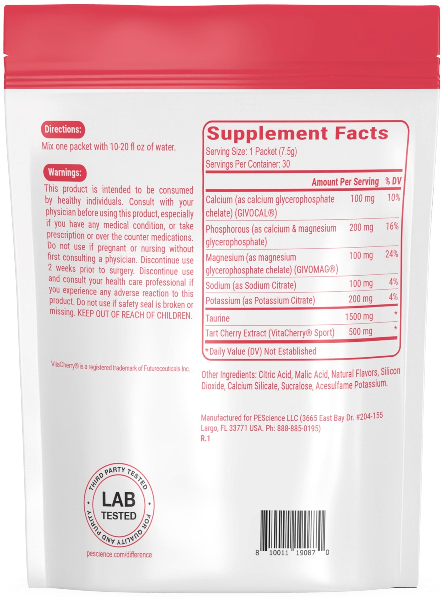 PEScience Versalyte Electrolytes