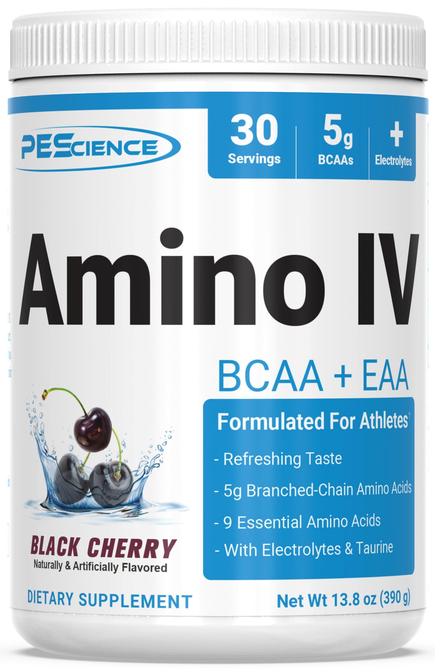 PEScience Amino IV BCAAs + EAAs Black Cherry 30
