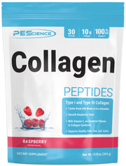 Collagen Peptides Supplement PEScience Raspberry 30 