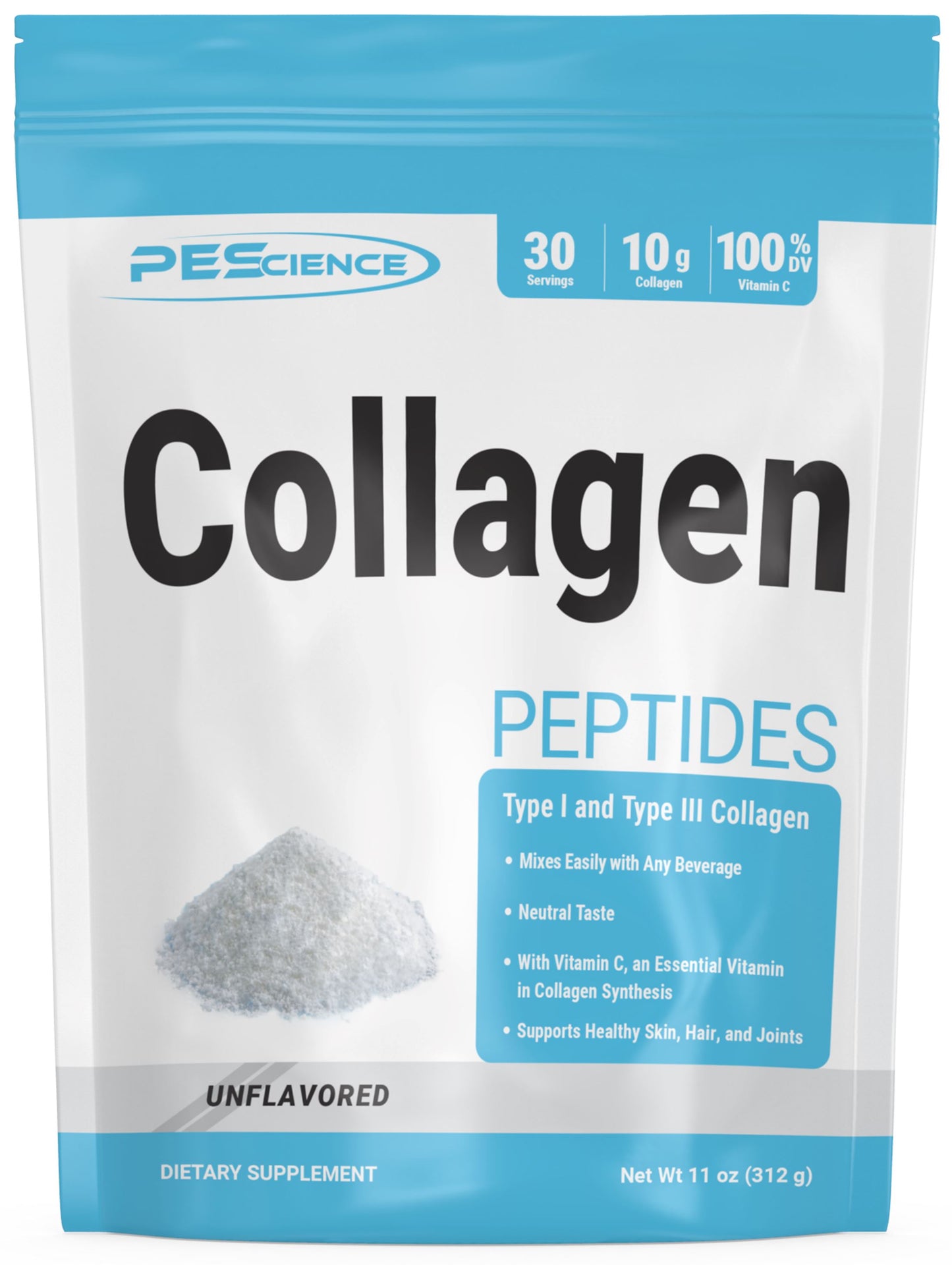 PEScience Collagen Peptides Unflavored 30