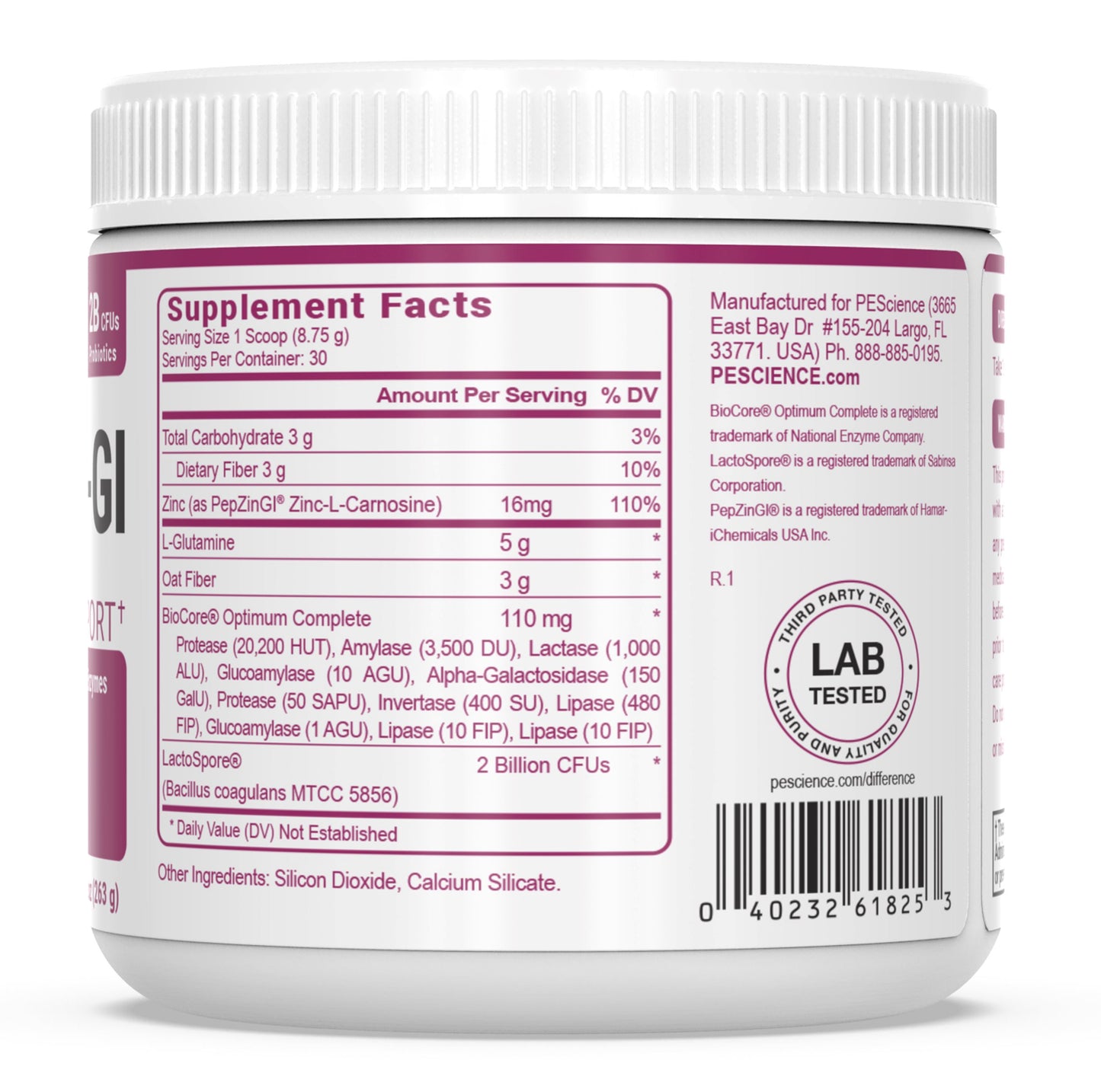 PEScience Complete-GI Gut Health Powder