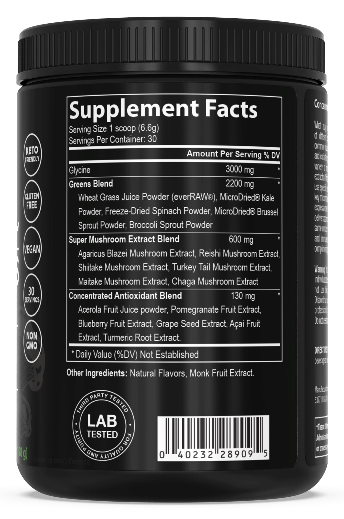 Greens & Superfoods Supplement PEScience 