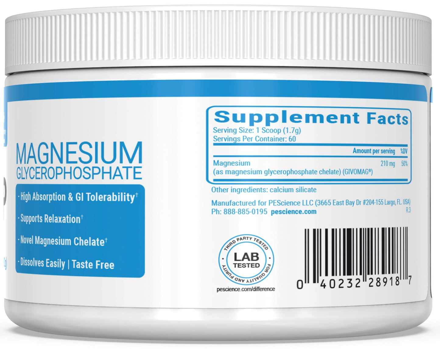 PEScience Mag-GP (Magnesium Glycerophosphate)