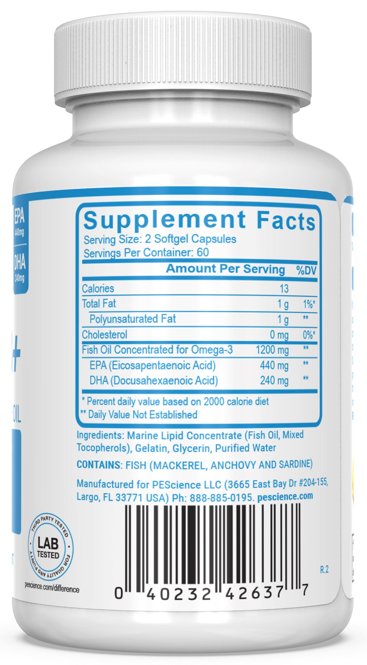 PEScience Omega-3+ EPA & DHA