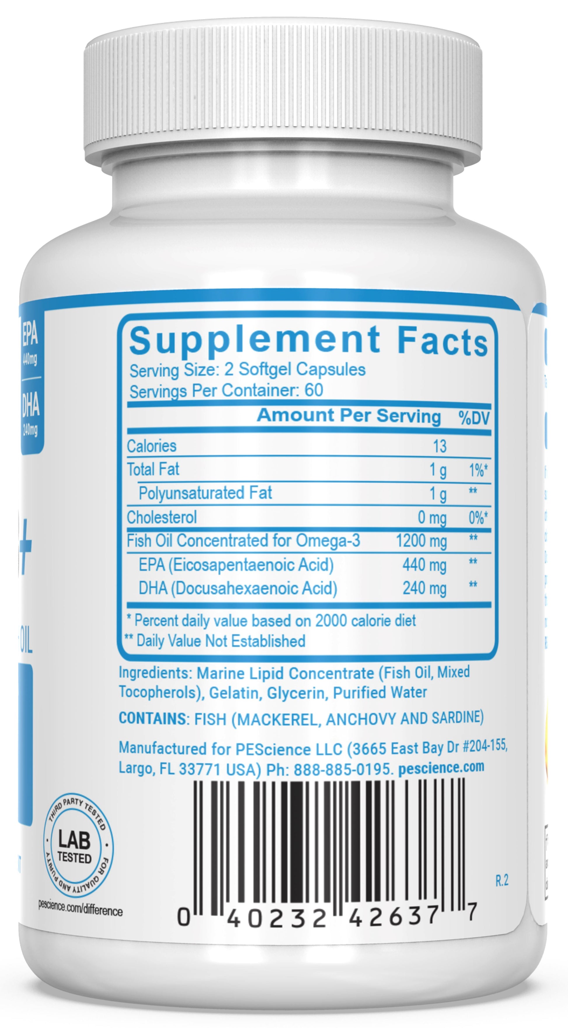 PEScience Omega-3+ EPA & DHA