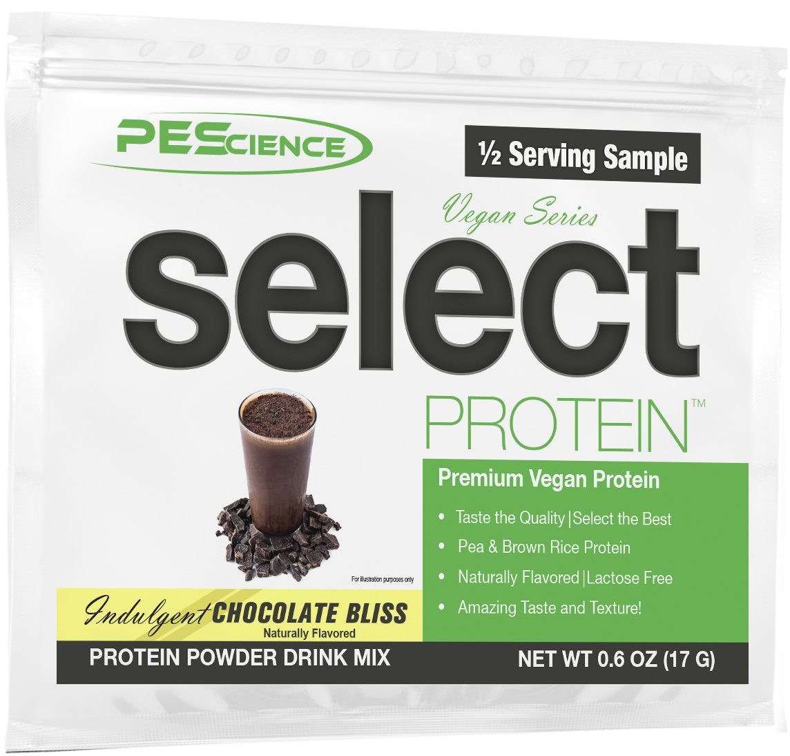 PEScience Select Vegan Protein Vegan Chocolate Bliss 1 Sample